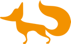 Grafik von einem Orangen Fuchs